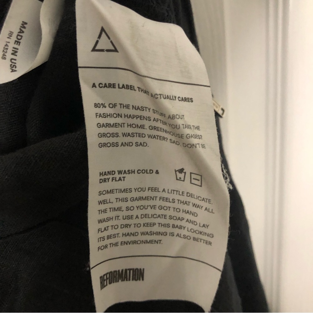 Reformation Flawed Linen Zip Jumpsuit - Picture 15 of 15